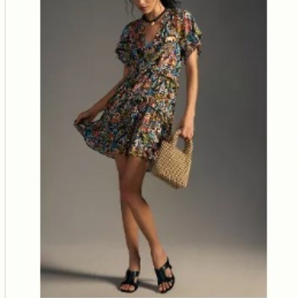 Anthropologie's: Somerset Robin Tiered Mini Dress - XSP